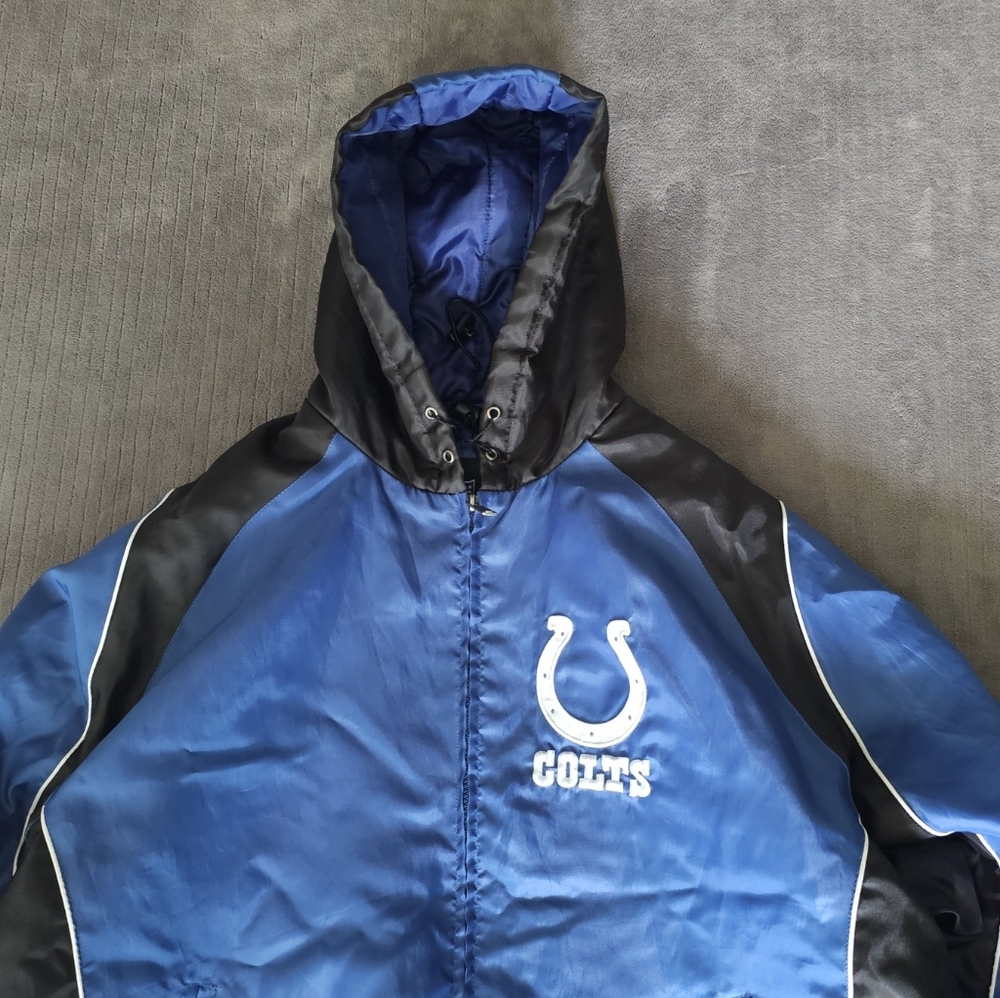 NFL Men's Indianapolis Colts Hood Jacket Size 2XL - Picture 2 of 7